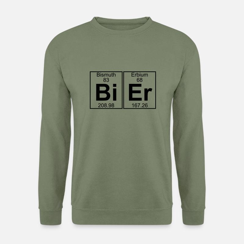 Bi-Er (bier) - Unisex Pullover - Armeegrün