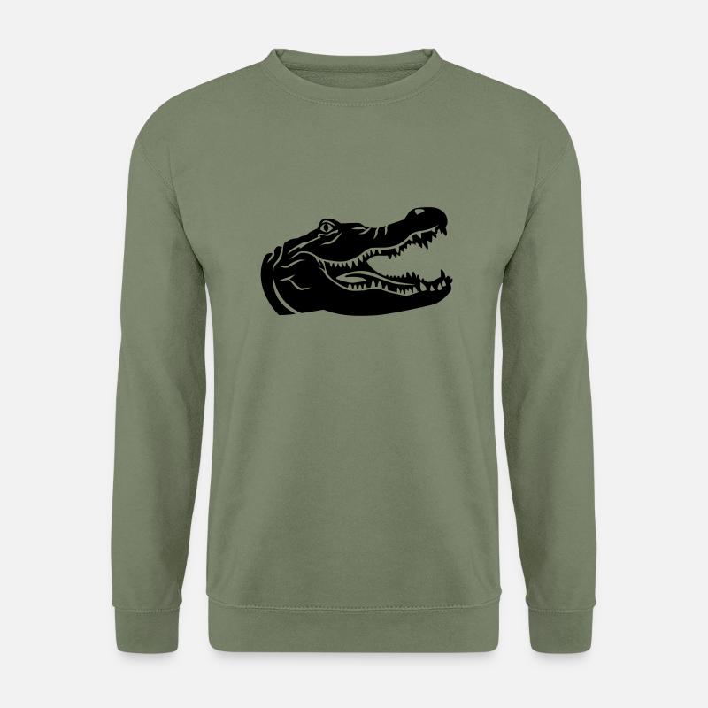 Crocodile - Unisex Sweatshirt - army green
