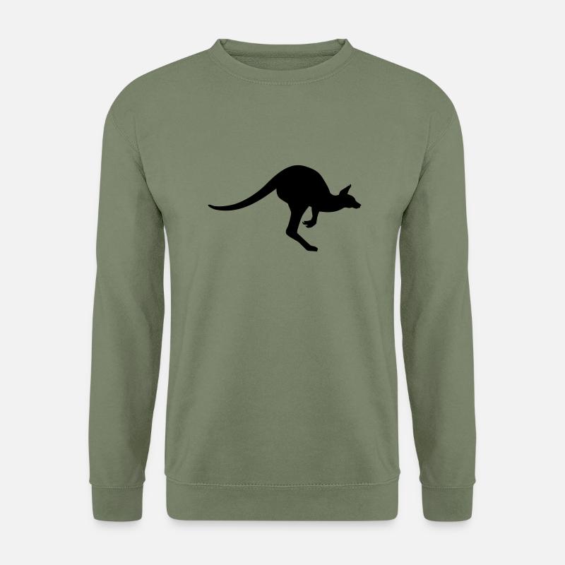 Känguru - Unisex Pullover - Armeegrün