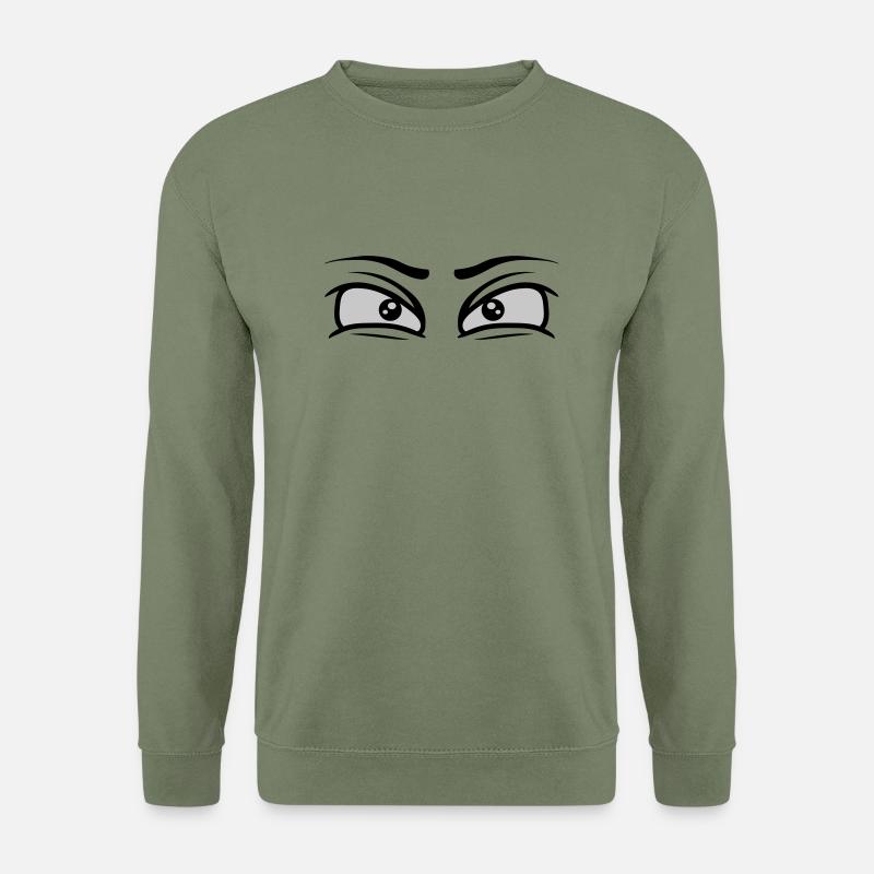 Willpower Determined eyes - Unisex Sweatshirt - army green
