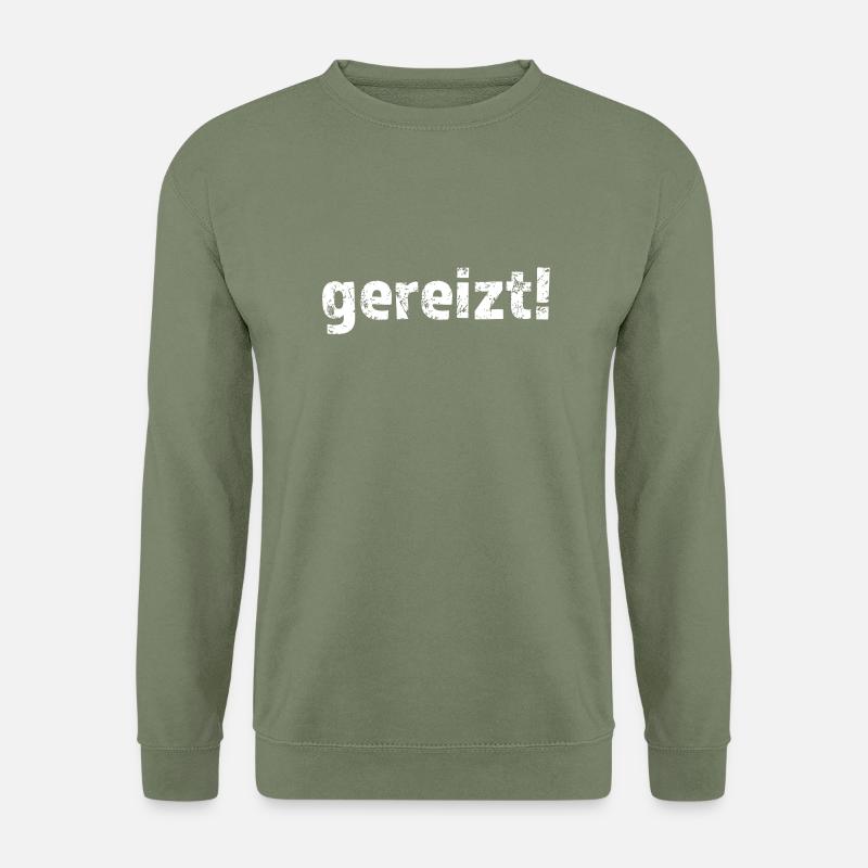 Irritable! Déclaration en colère - Sweat-shirt Unisexe - vert militaire