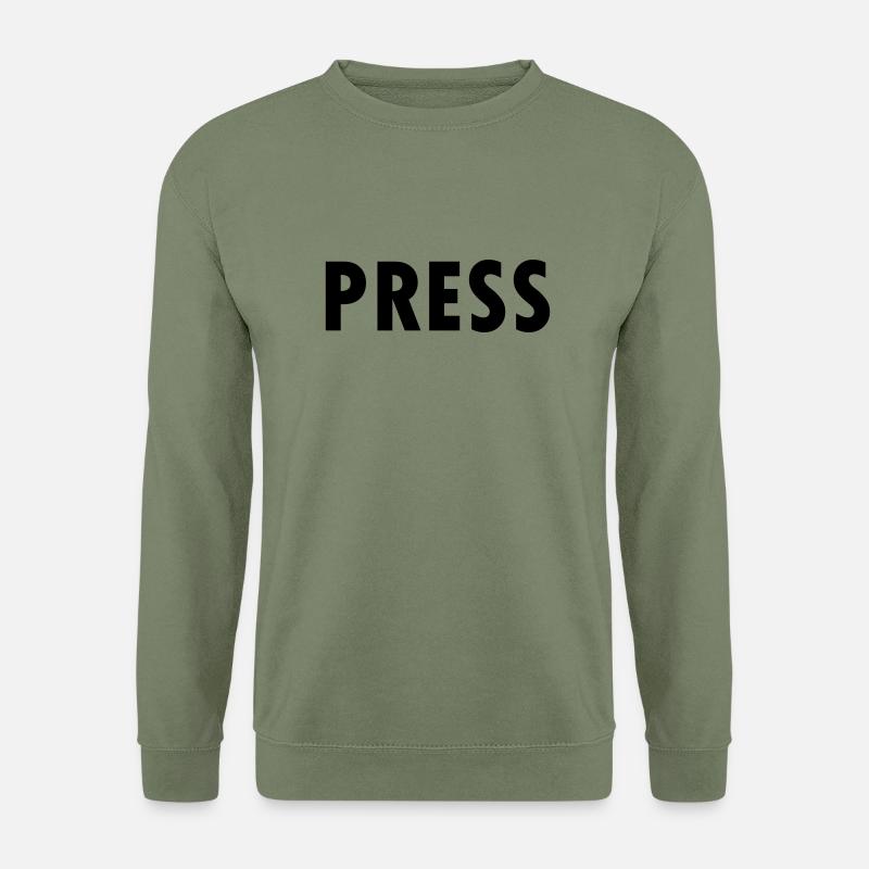 press - Unisex Pullover - Armeegrün