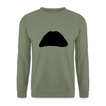 LIPS - Rocky horror picture show - Unisex Pullover - Armeegrün - Vorne - Alina (178cm) & Michal (187cm)