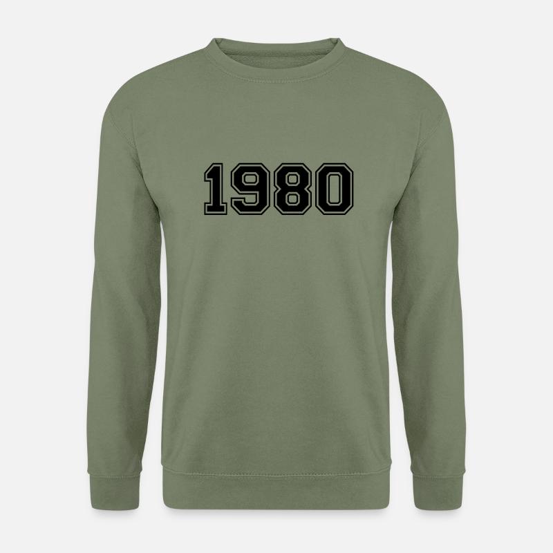 1980 - Unisex Pullover - Armeegrün