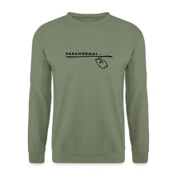 Tweetlercools - PARANORMAL - Unisex Sweatshirt - army green - Front - Alina (178cm) & Michal (187cm)