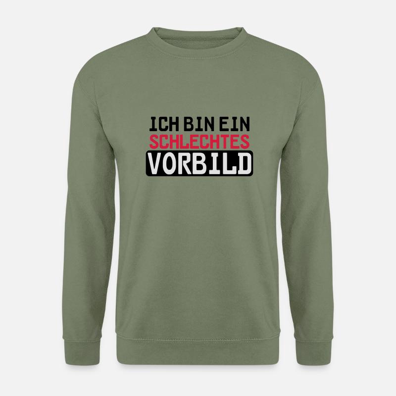 Schlechtes Vorbild - Unisex Pullover - Armeegrün