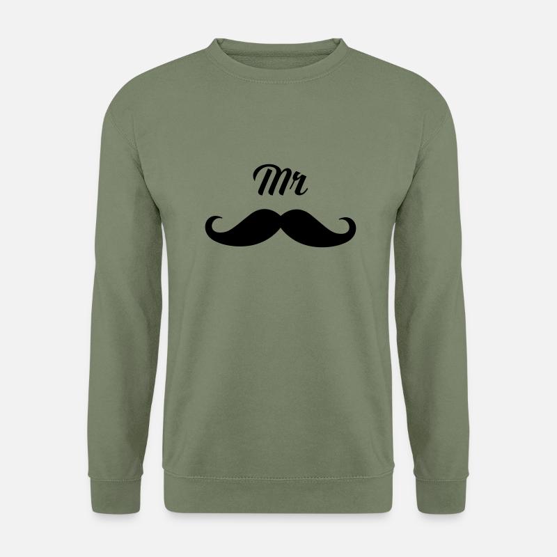 Mr - Moustache Part 1) - Unisex Sweatshirt - army green