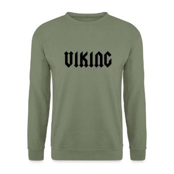 Vikings - Unisex Pullover - Armeegrün - Vorne - Alina (178cm) & Michal (187cm)