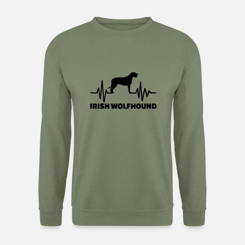 Irish Wolfhound - Unisex Sweatshirt - army green