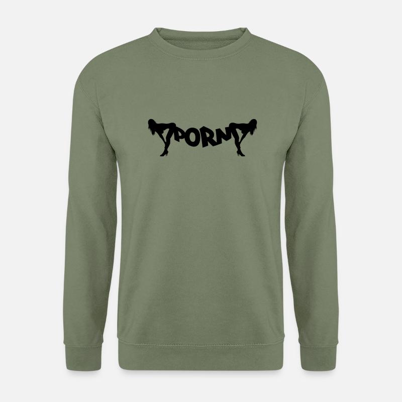 porn - Unisex Pullover - Armeegrün