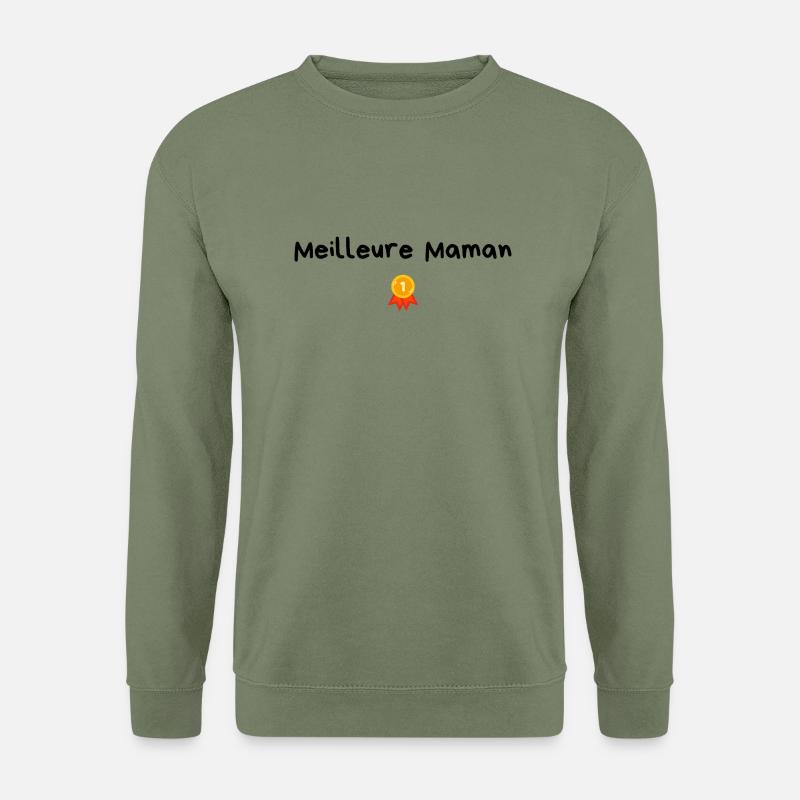 Beste Mama - Mama Geschenkidee - Unisex Pullover - Armeegrün