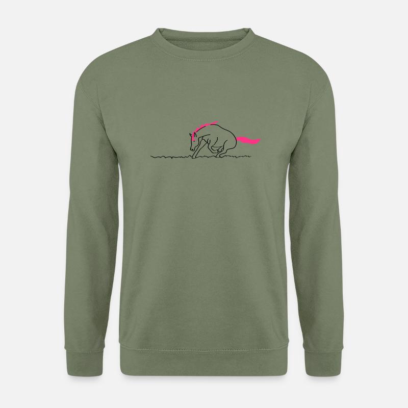 Reining - Unisex Pullover - Armeegrün
