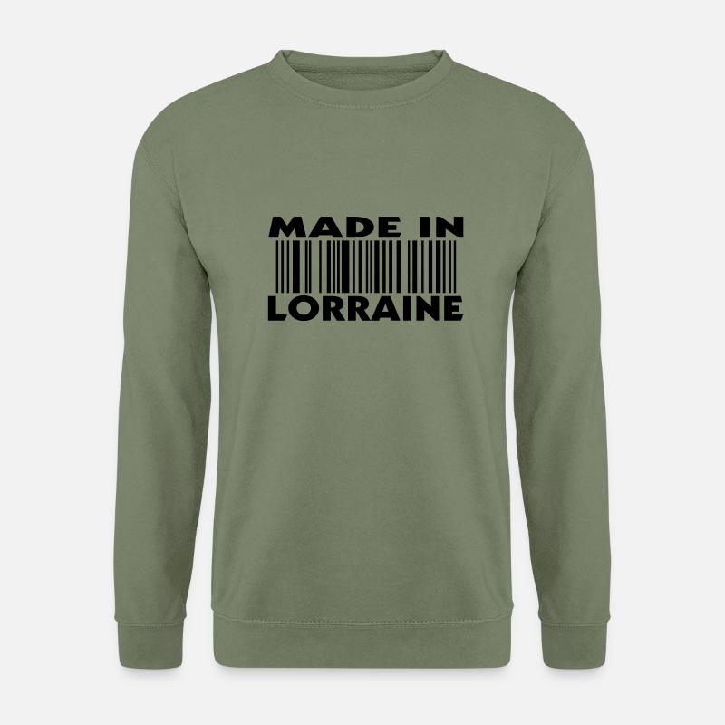 Made in LORRAINE (1c) - Unisex Pullover - Armeegrün