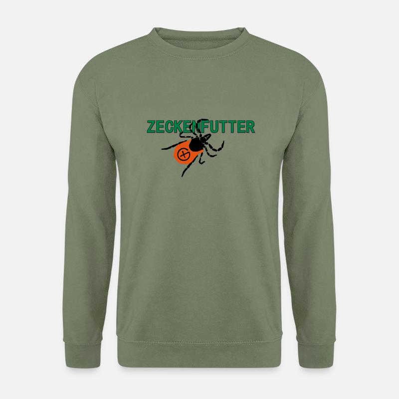 Zeckenfutter - Unisex Pullover - Armeegrün