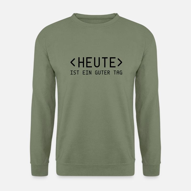 Jour d'aujourd'hui - Coder - Sweat-shirt Unisexe - vert militaire