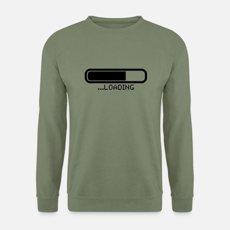 loading_gl1 - Sweat-shirt Unisexe - vert militaire