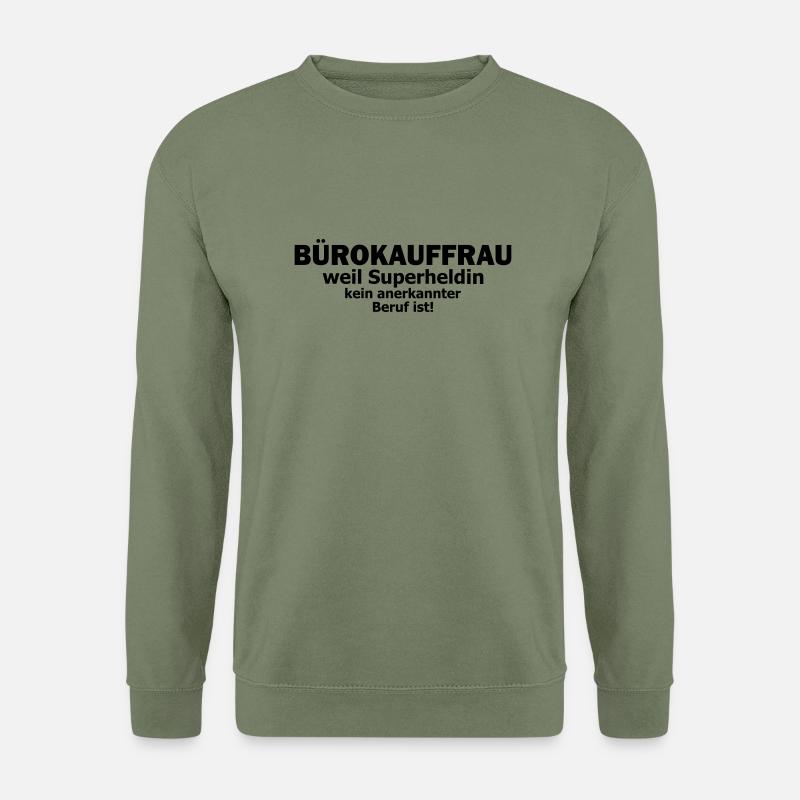 bürokauffrau - Unisex Pullover - Armeegrün