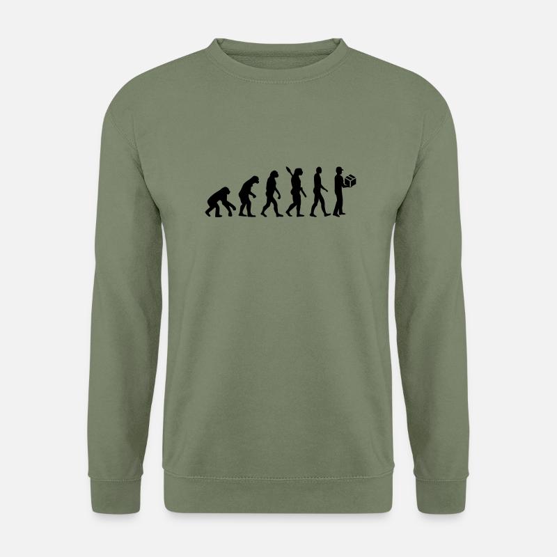 Evolution Messager - Sweat-shirt Unisexe - vert militaire