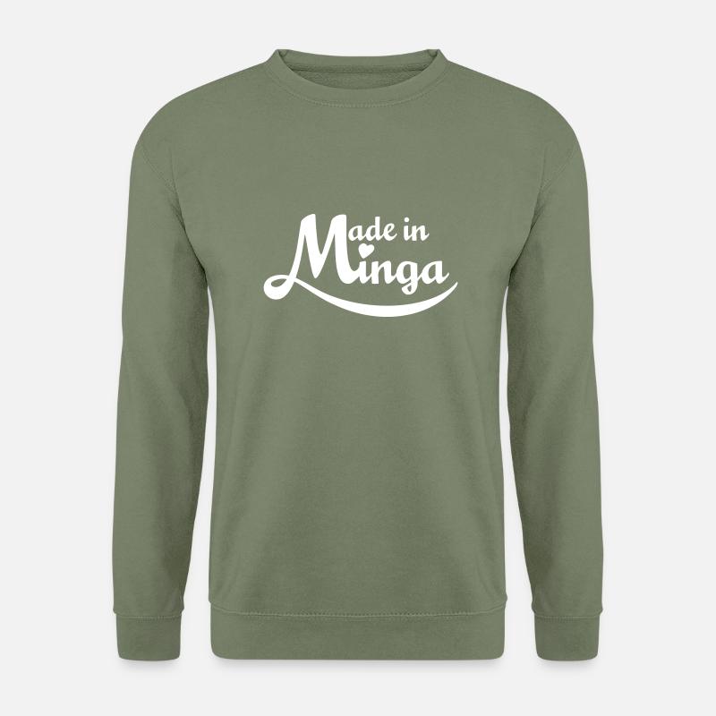 Made in Minga - für echte Münchner Kindl! - Unisex Pullover - Armeegrün