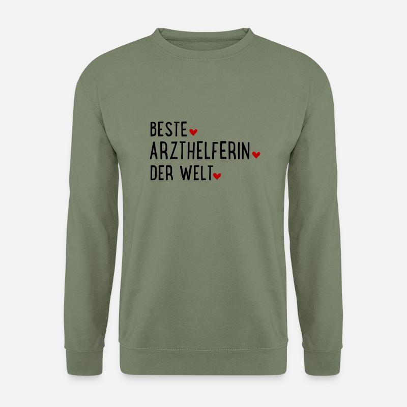 Arzthelferin - Unisex Pullover - Armeegrün