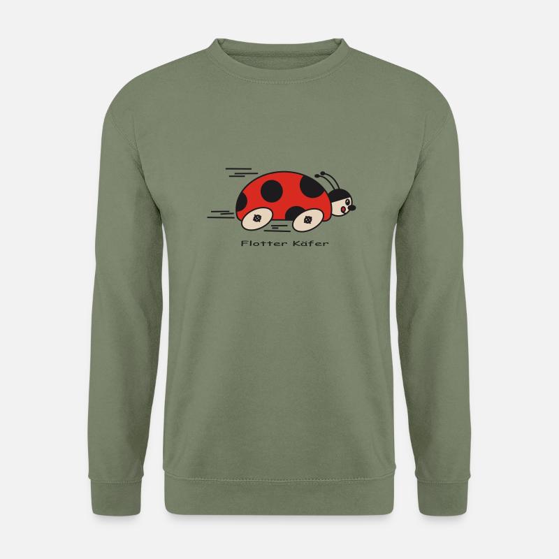 Flotter Käfer - Unisex Pullover - Armeegrün