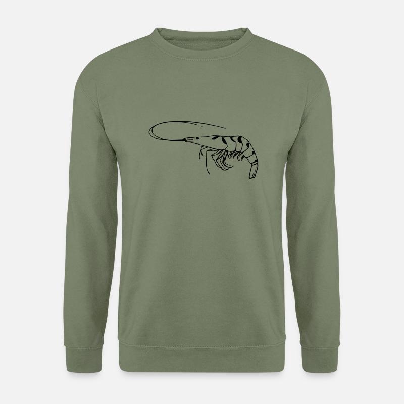Garnele - Unisex Pullover - Armeegrün