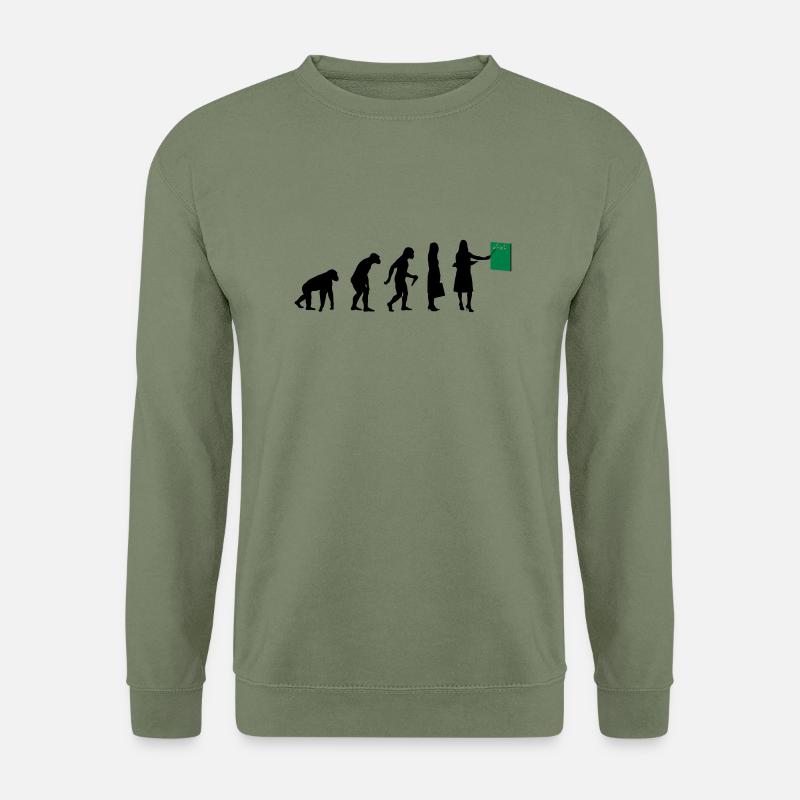 Lehrer Evolution - Unisex Pullover - Armeegrün