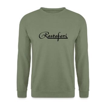 rastafari_vec_1 en - Unisex Sweatshirt - army green - Front - Alina (178cm) & Michal (187cm)