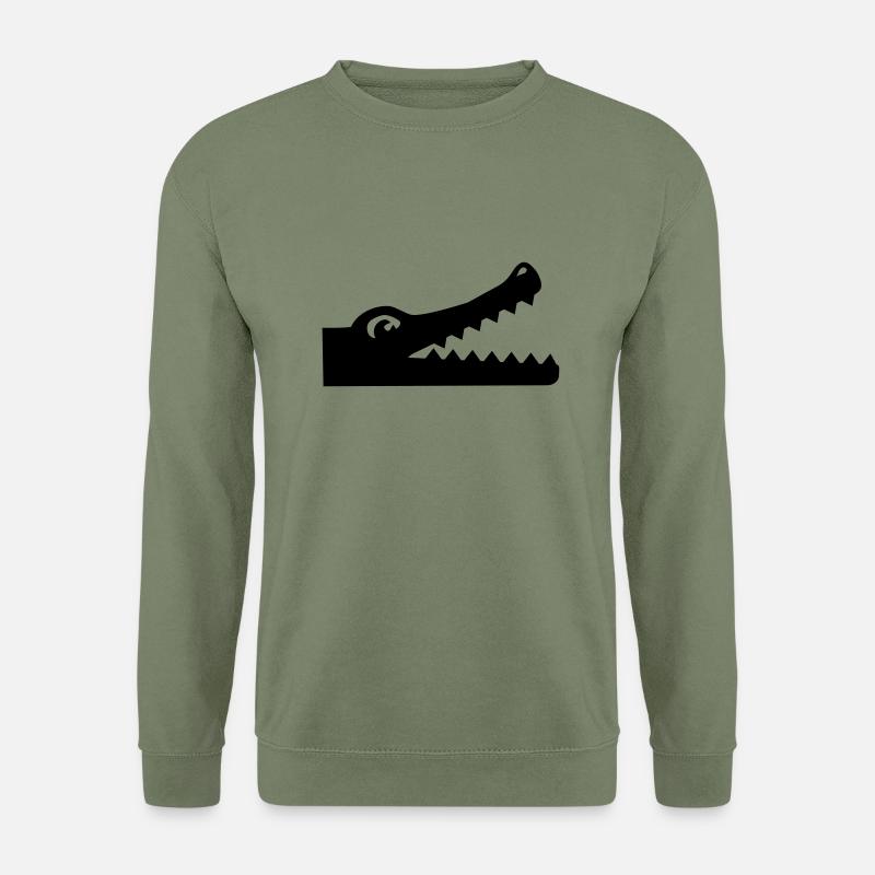 Krokodil - Unisex Pullover - Armeegrün