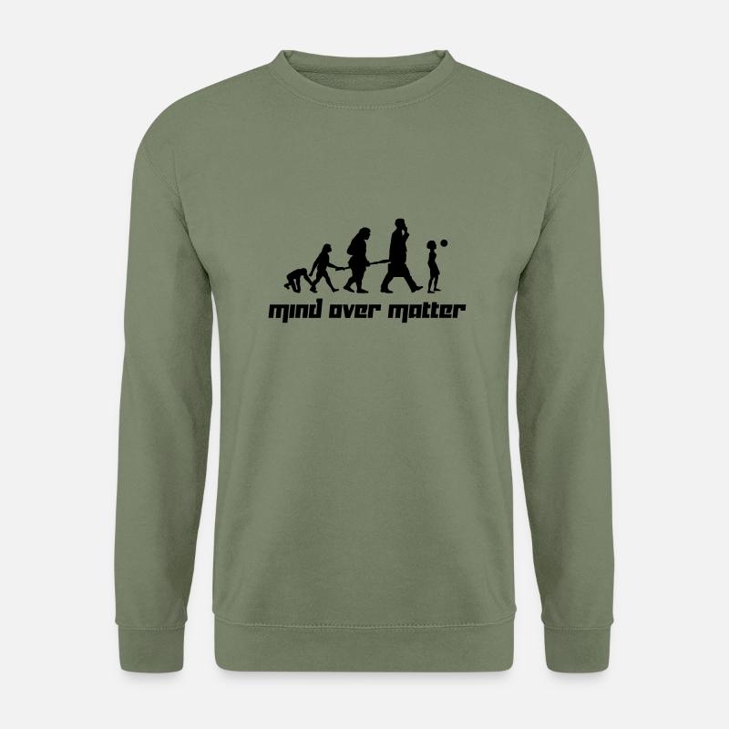 Mind over Matter (Vector) - Unisex Sweatshirt - army green