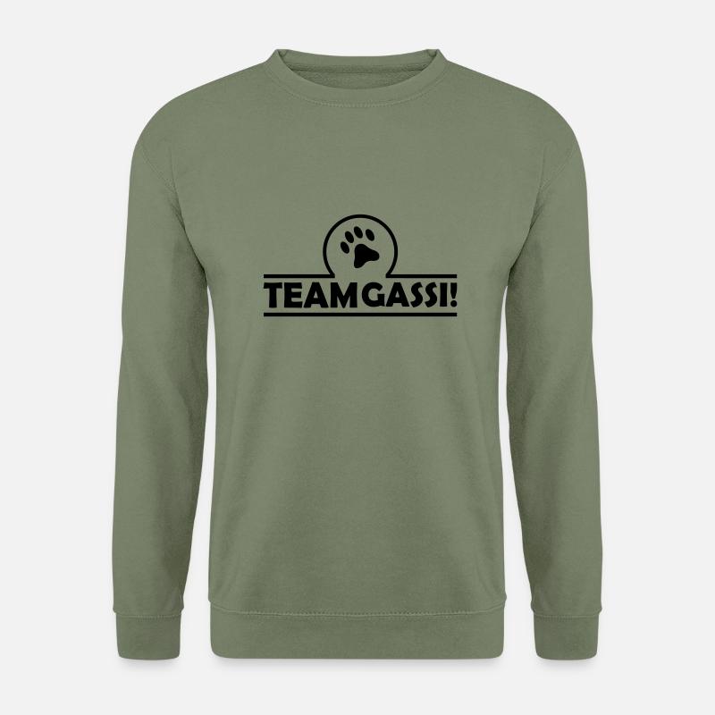 team_gassi_001 - Unisex Pullover - Armeegrün