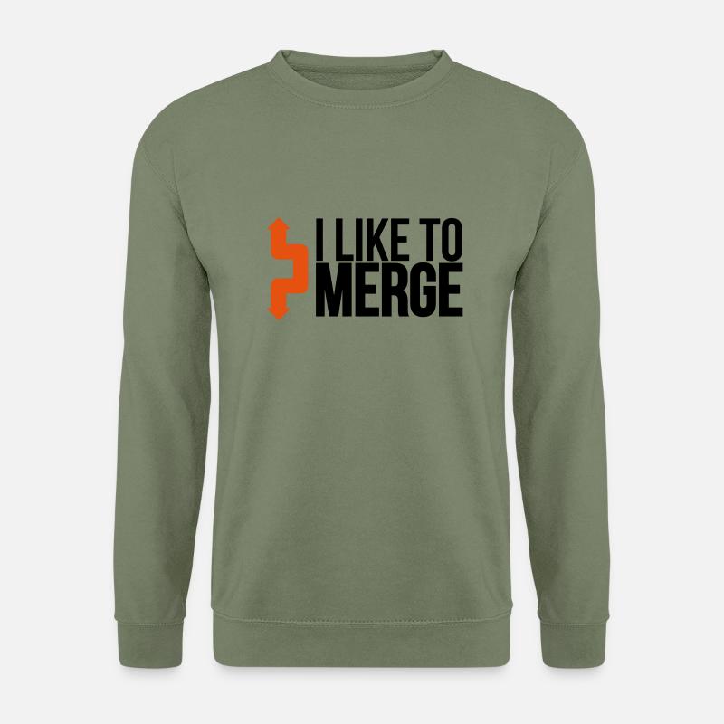 merge_hero4_2f - Unisex Pullover - Armeegrün