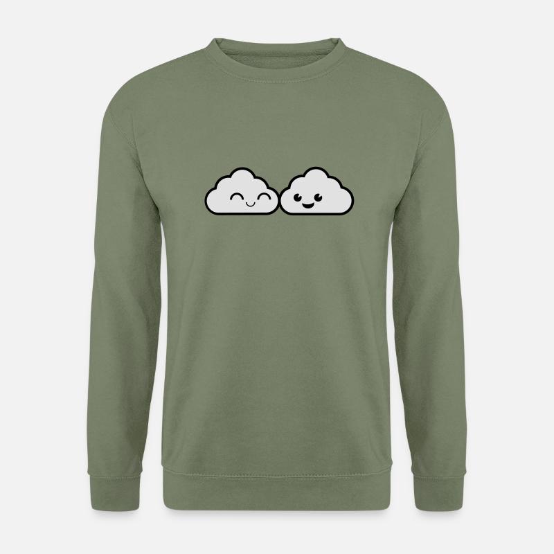 Paar Wolken - Unisex Pullover - Armeegrün