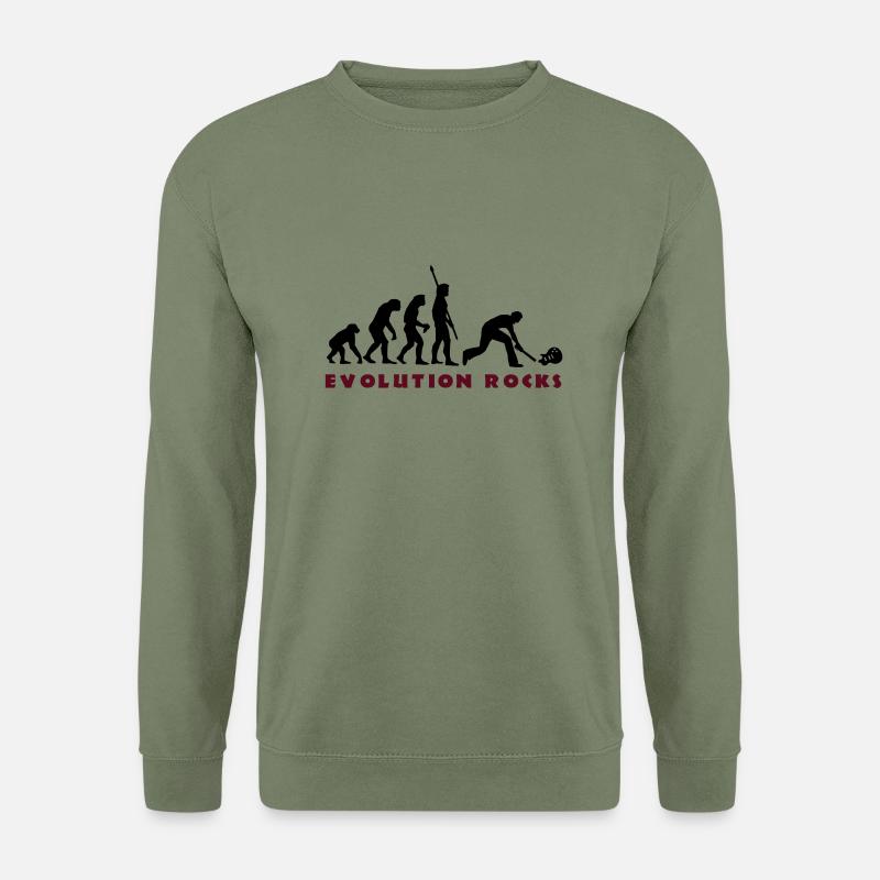 evolution_smash_guitar_01_b_2c - Unisex Pullover - Armeegrün