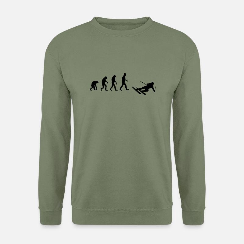 ski evolution - Sweat-shirt Unisexe - vert militaire