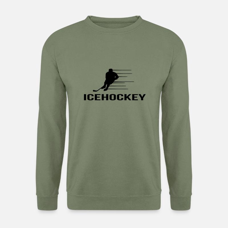 icehockey laeufer - Unisex Pullover - Armeegrün