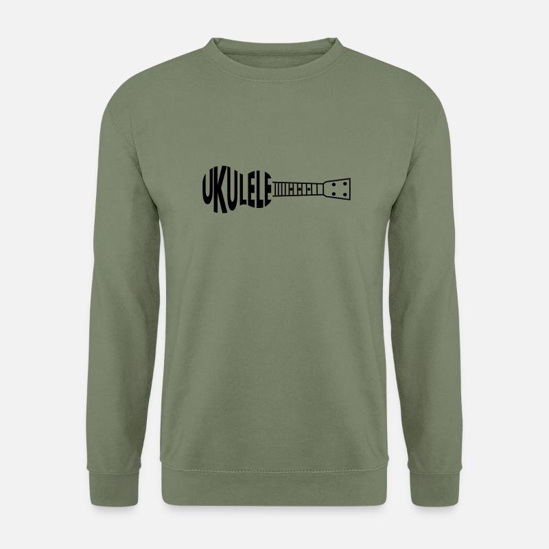 Ukulele Ukulele - Unisex Pullover - Armeegrün
