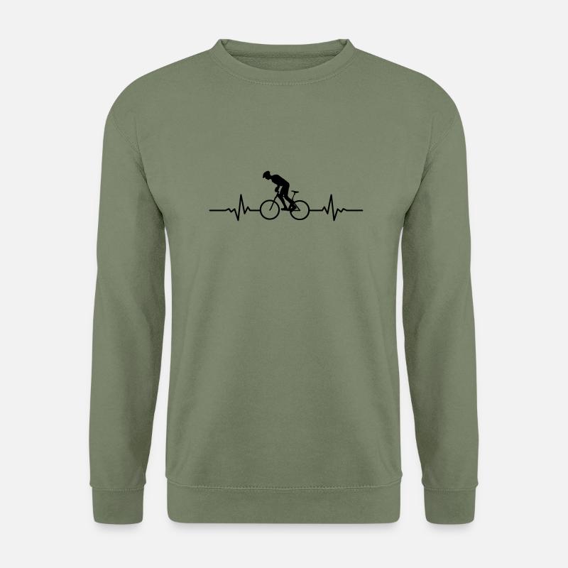 Sport Mountainbiker Puls - Unisex Pullover - Armeegrün