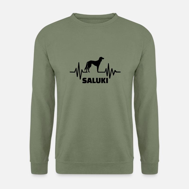 Saluki - Sweat-shirt Unisexe - vert militaire