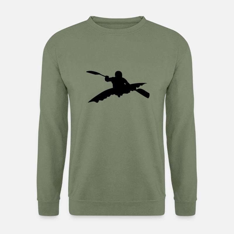 Kanu - Kajak - Unisex Pullover - Armeegrün