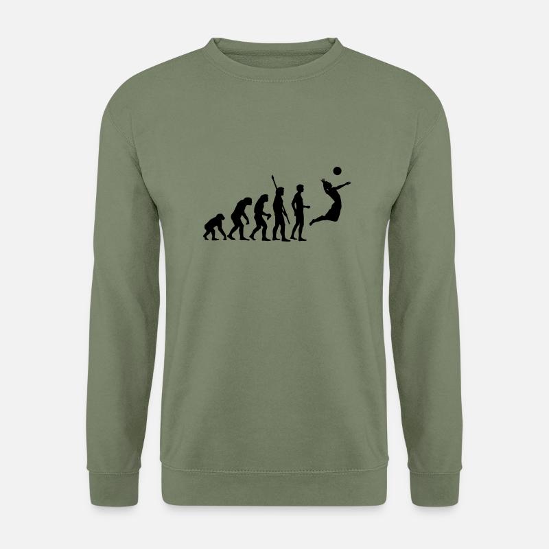 evolution_volleyball - Unisex Sweatshirt - army green