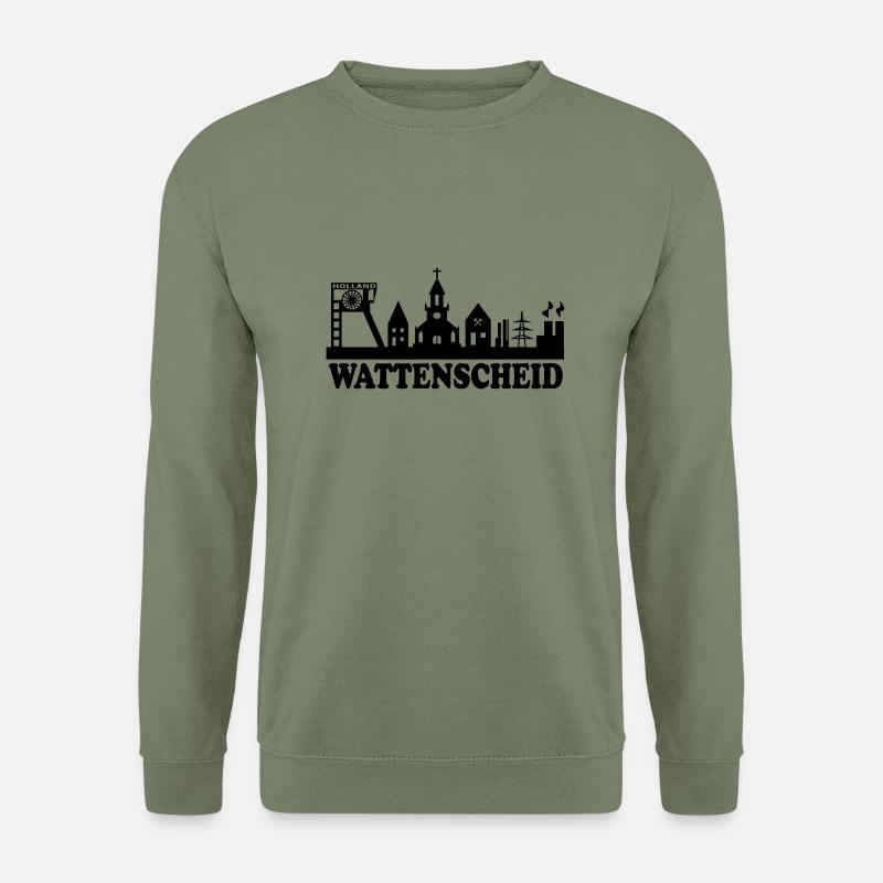 Skyline Wattenscheid - Unisex Pullover - Armeegrün