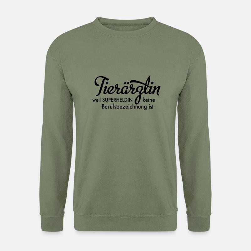 Tierärztin - Unisex Pullover - Armeegrün