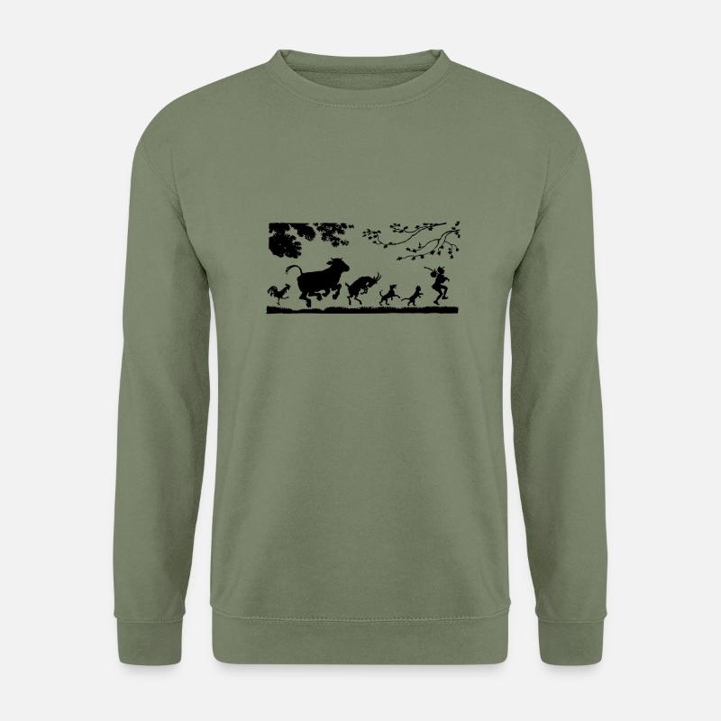 chicken16 - Unisex Pullover - Armeegrün