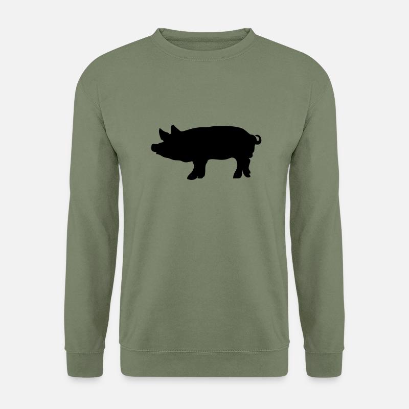 Schwein Schwein Schwein pork1 - Unisex Pullover - Armeegrün