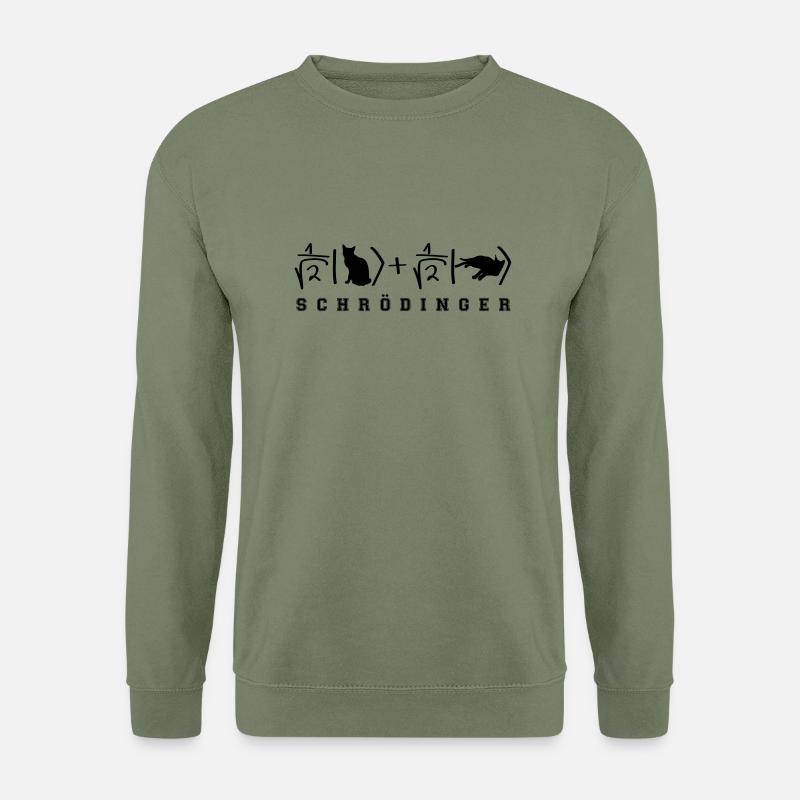 Quantenphysik Schrödinger Katze - Unisex Pullover - Armeegrün