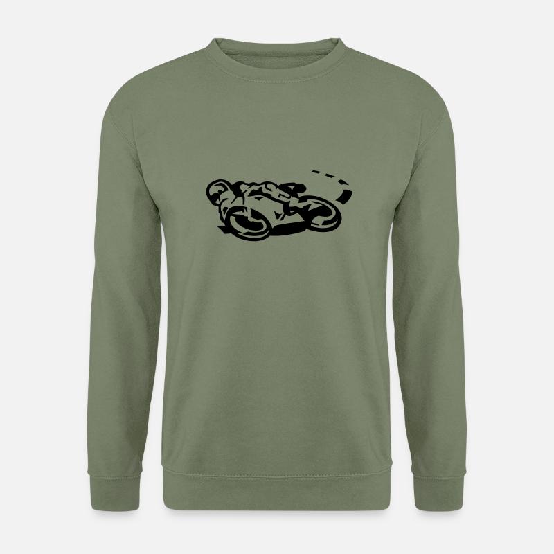 motoracer_neg - Unisex Pullover - Armeegrün