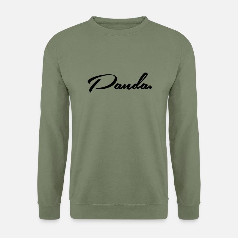 panda. - Unisex Pullover - Armeegrün