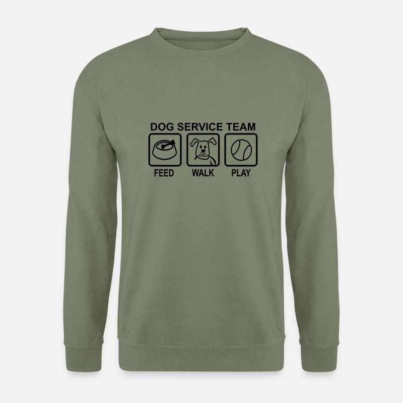 Hund - Unisex Pullover - Armeegrün