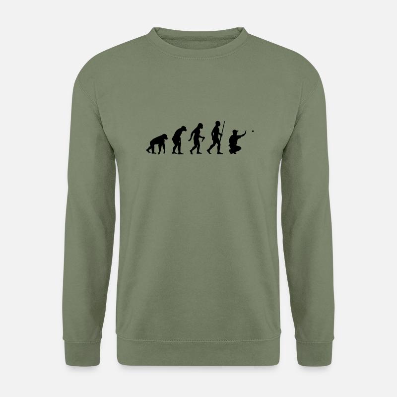 Pétanque Boule Evolution - Unisex Pullover - Armeegrün